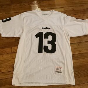 Any Given Sunday Movie Willie Beamen Authentic White Jersey Headgear Size L